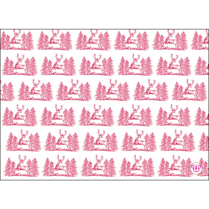 forest of deer holiday cards