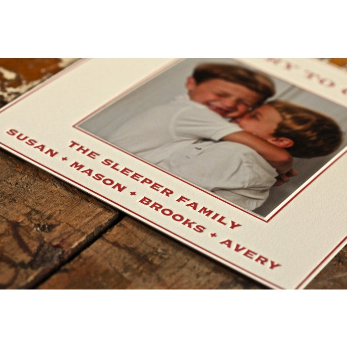 glory holiday card