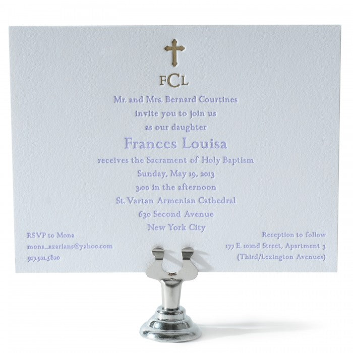 golden baptism baptism invitations