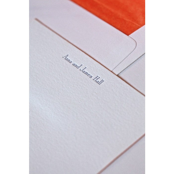 hall social stationery