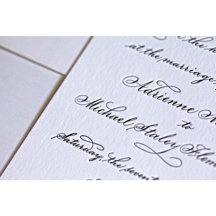 hand calligraphy suite card