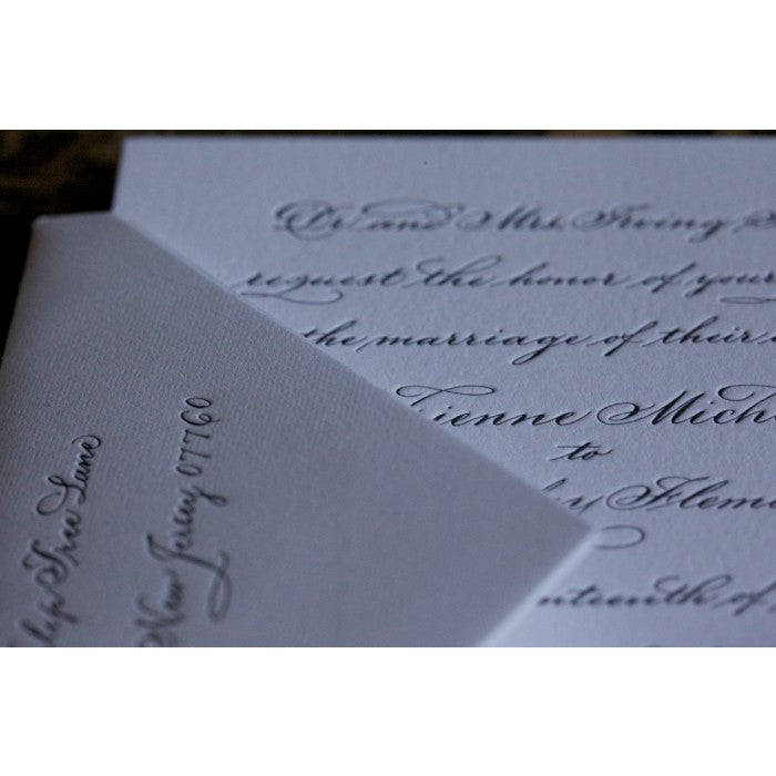 hand calligraphy suite card