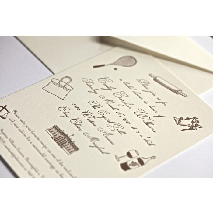 haute & hitched invitation