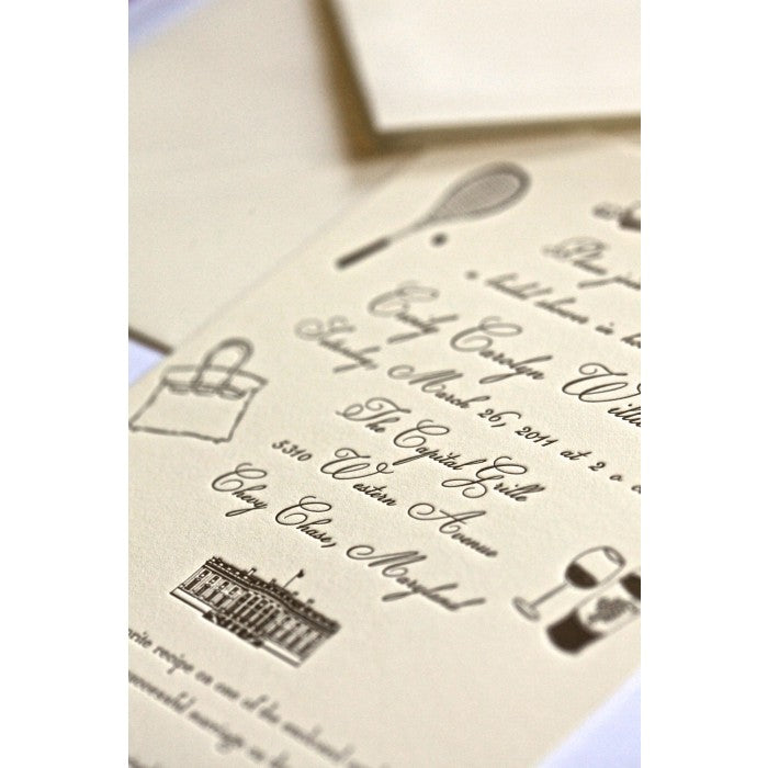 haute & hitched invitation