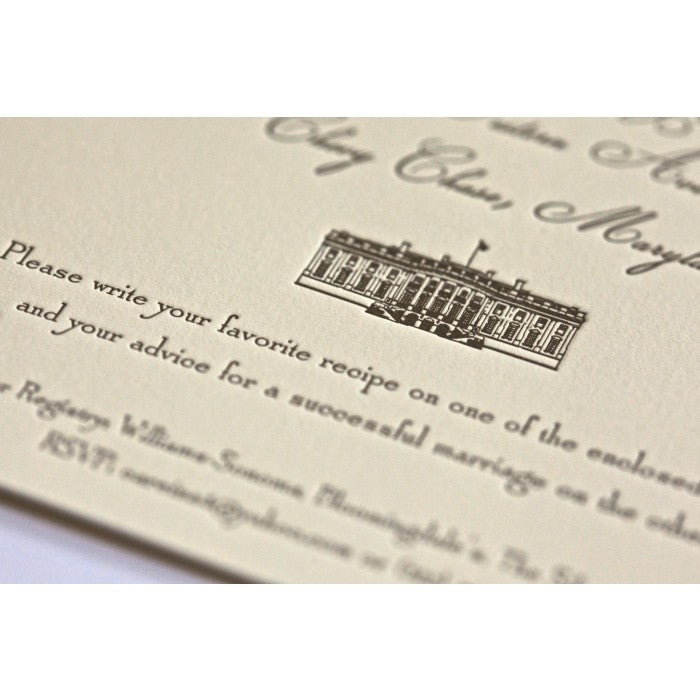 haute & hitched invitation