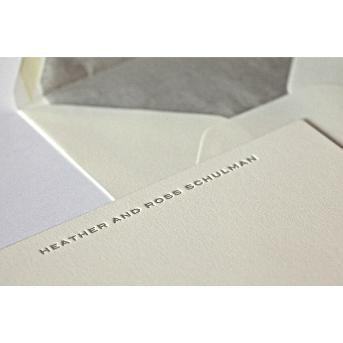heather social stationery