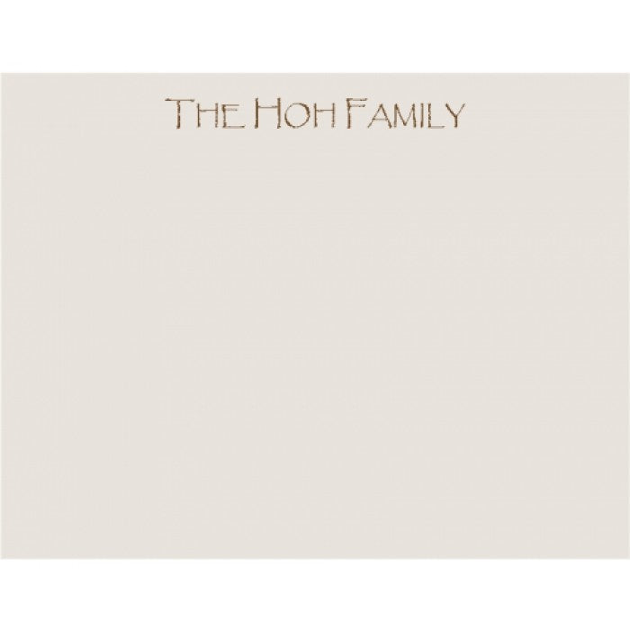 hoh social stationery