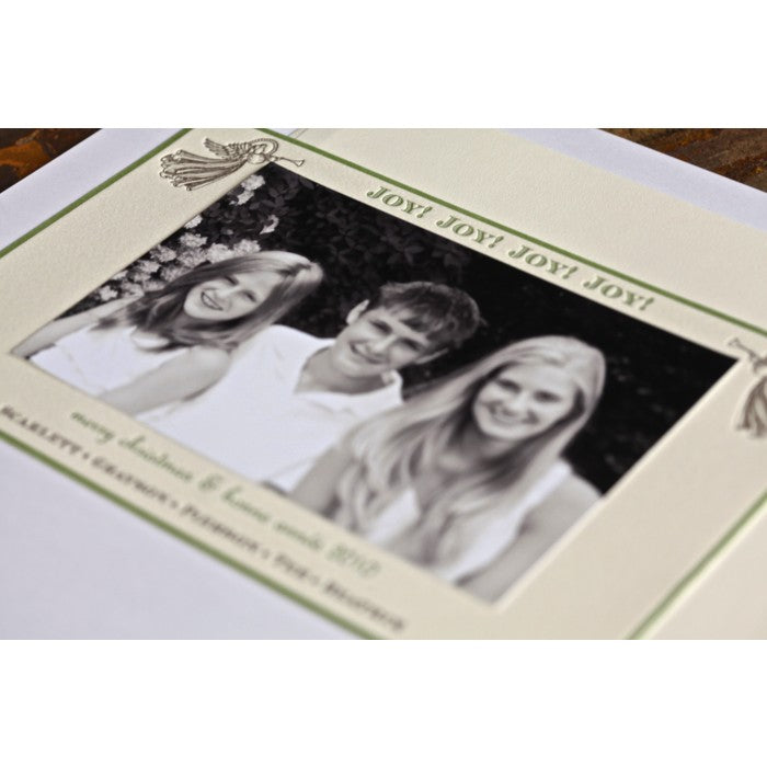 joy holiday card