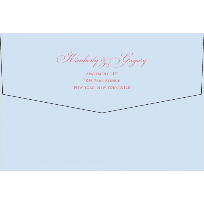 kim & greg main invitation card