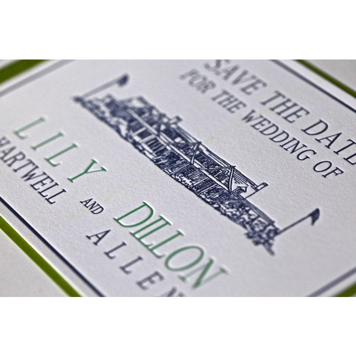 lily & dillon save the date cards