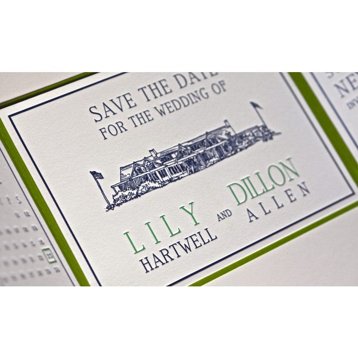 lily & dillon save the date cards