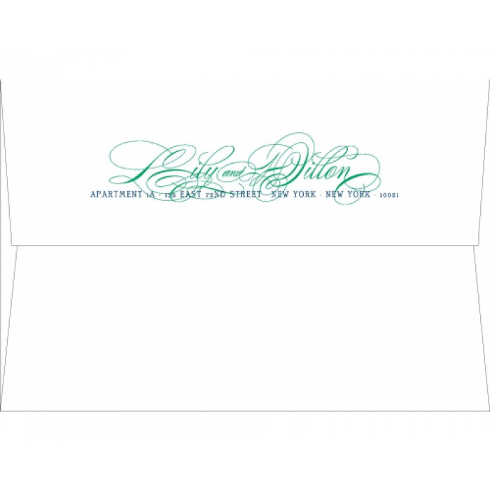 lily & dillon wedding invitation card