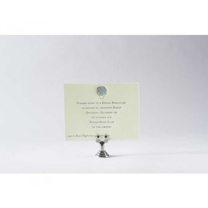 married mums flowers pot invitation