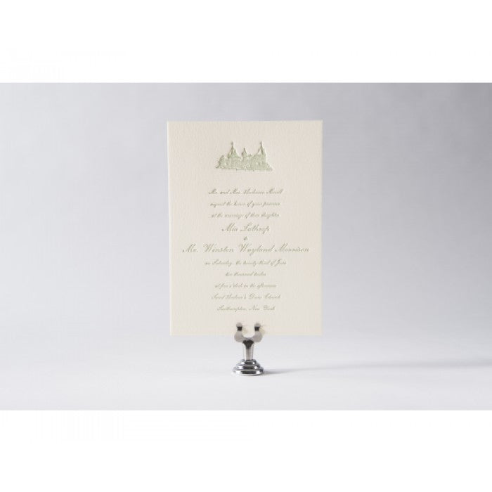 mia & winn wedding invitation card