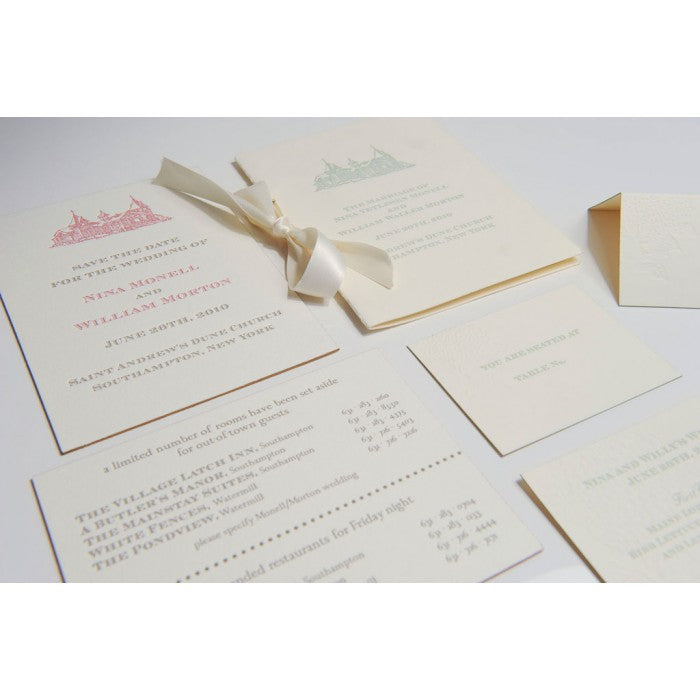 mia & winn wedding invitation card