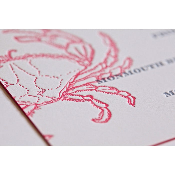 michelle & jed wedding suite card