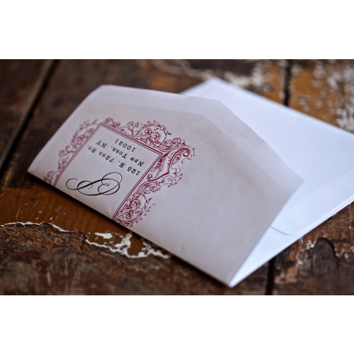 ornate love holiday card