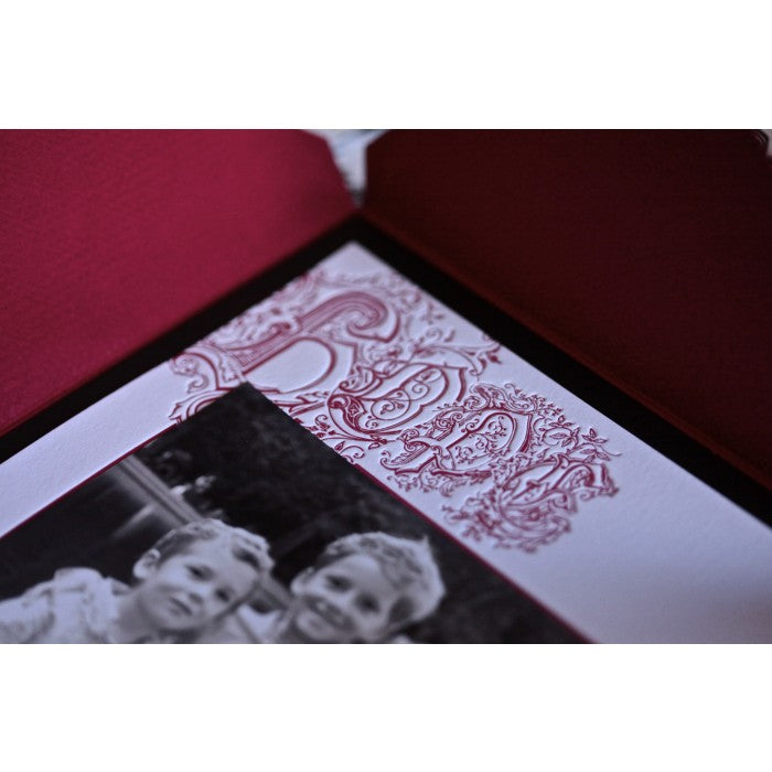 ornate love holiday card