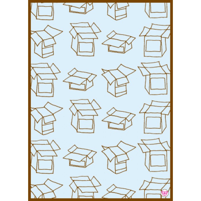 packing boxes moving card