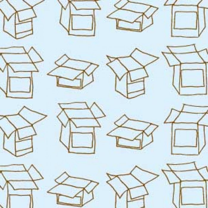 packing boxes moving card