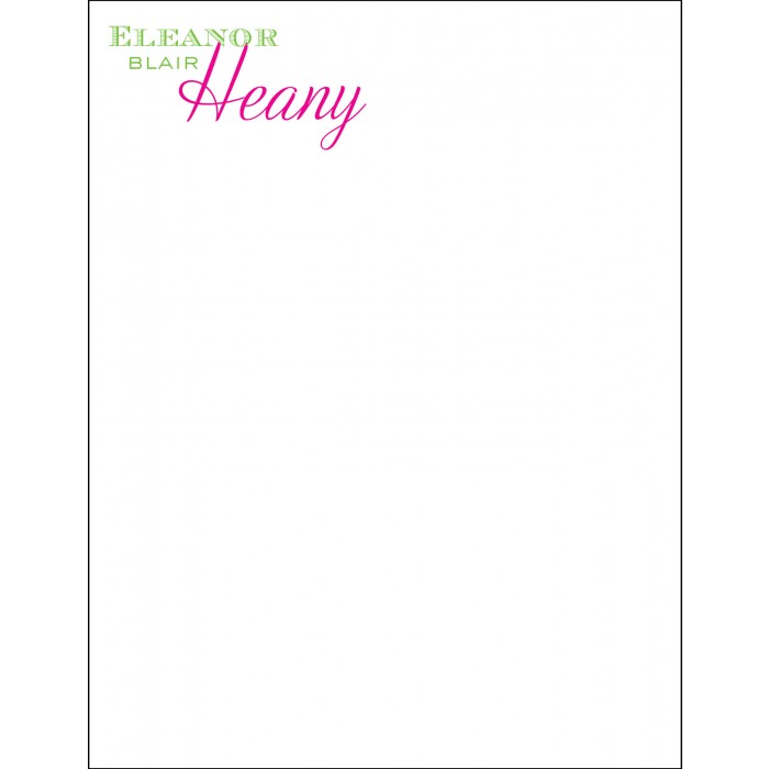 flat print baby announcement - photo love pink