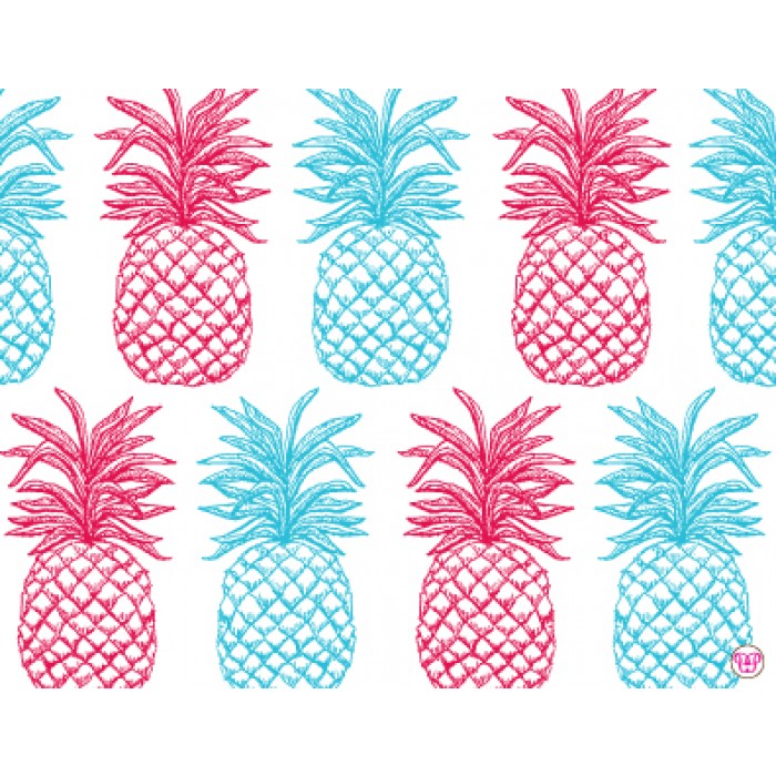 pineapple social stationery