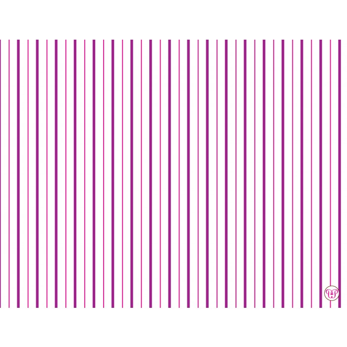 flat print baby announcement - pink giggles