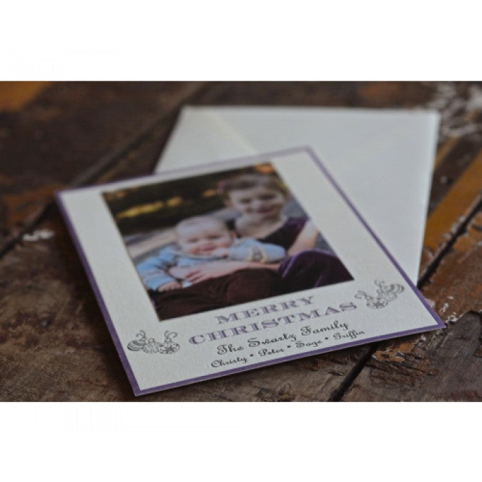 plum pudding holiday card