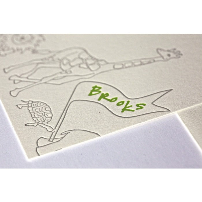 brooks animals kid's stationery
