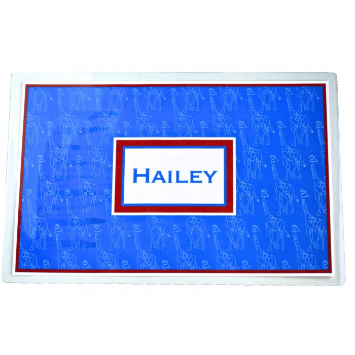 giraffe children's placemat