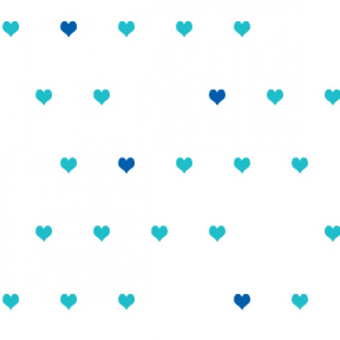flat print baby announcement - hello! blue
