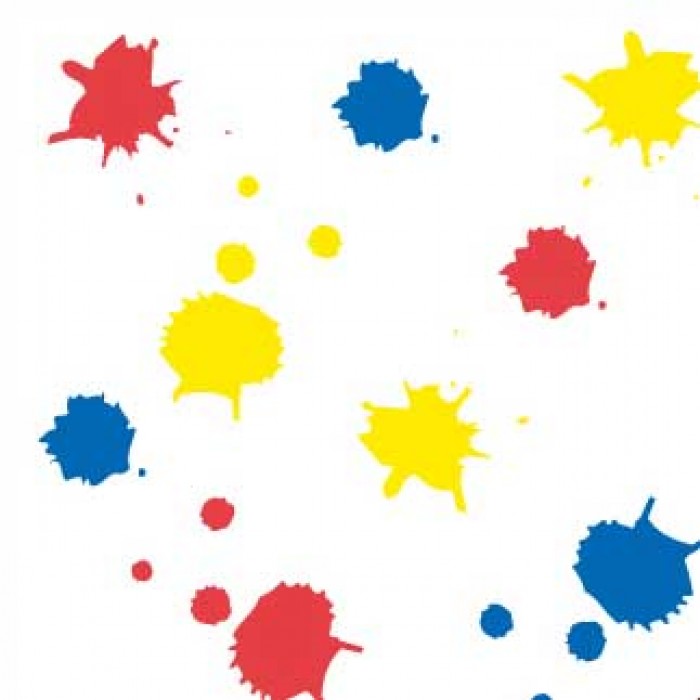 kid's parties invitations - little artist