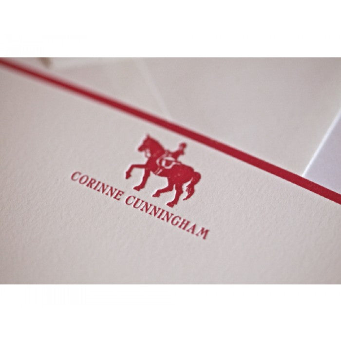 rider horse kid's stationery