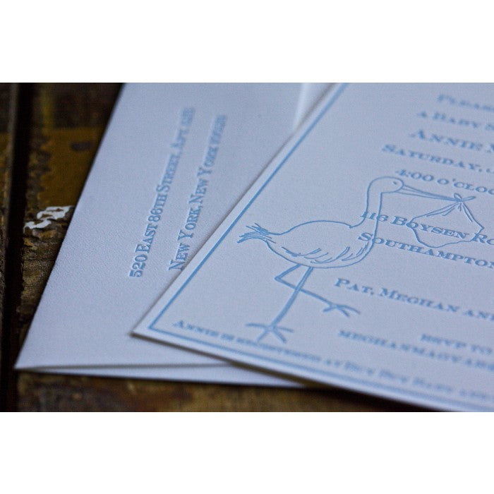 stork shower baby showers