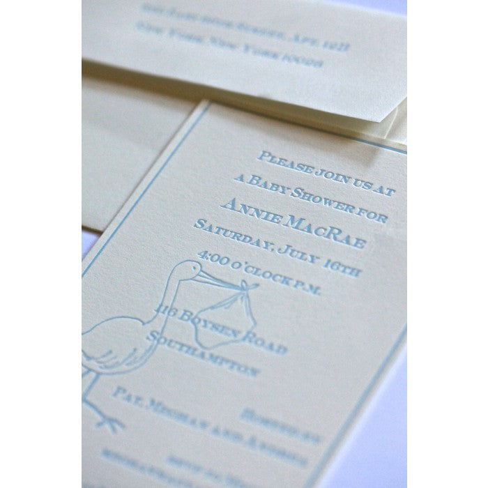 stork shower baby showers