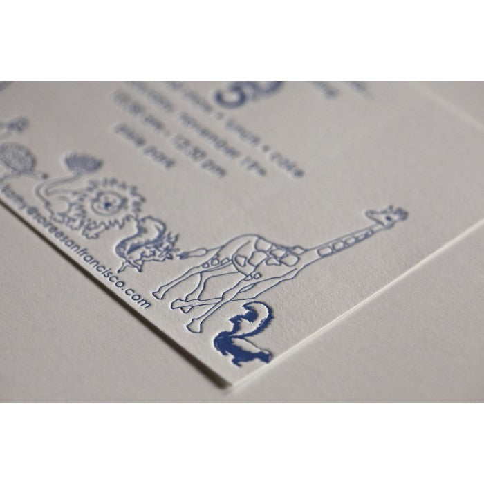 kid's parties invitations - wild things