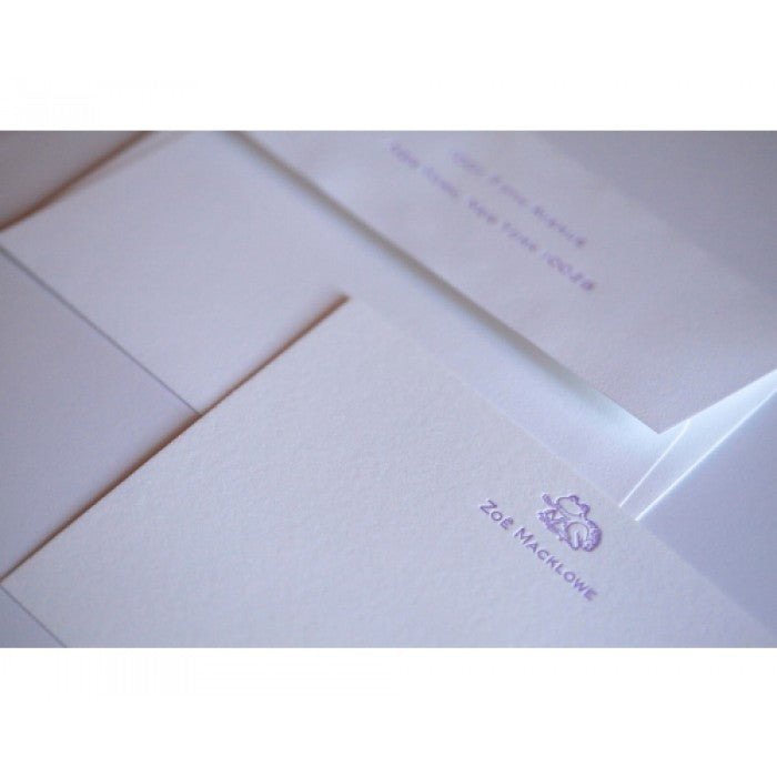 zoe frog kid's stationery