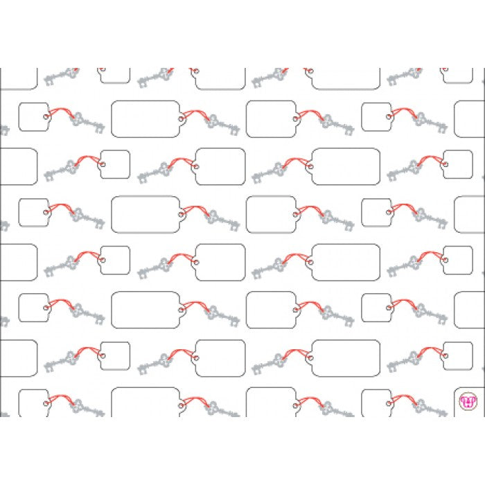 silver key moving card