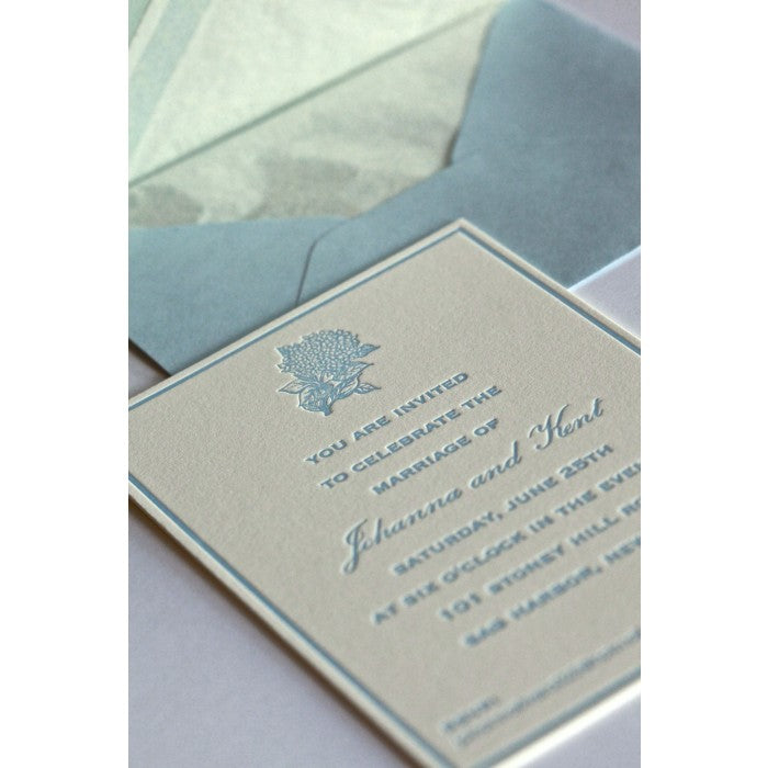 something blue invitation card