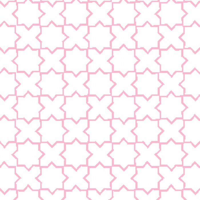 flat print baby announcement - stork stars pink