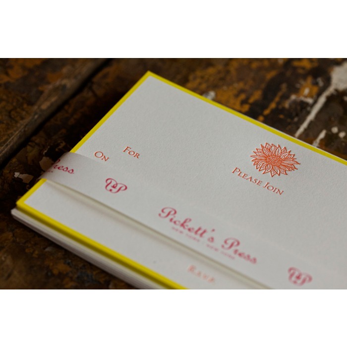 sunflower fill in invitations