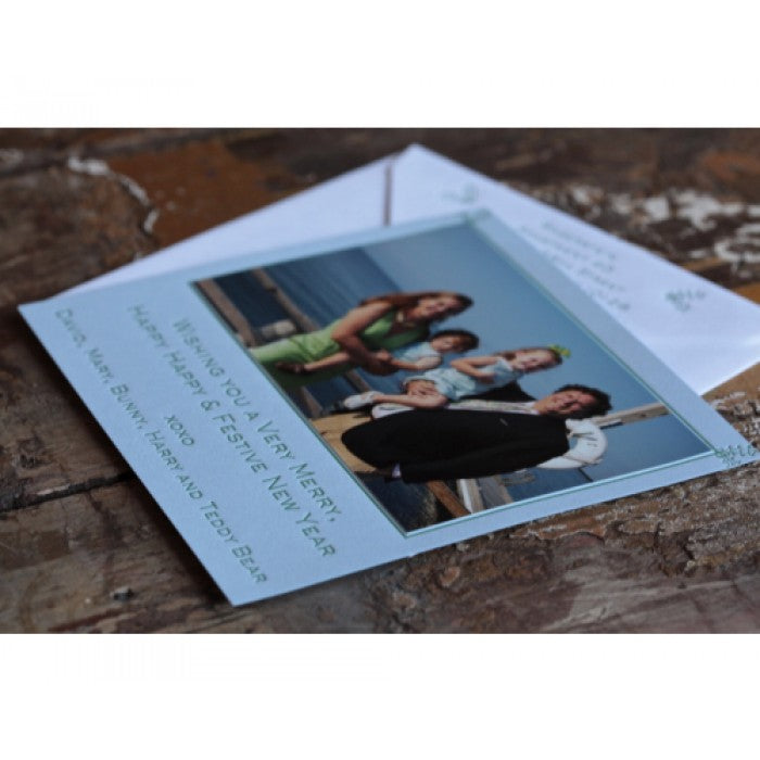 teddy bear holiday card