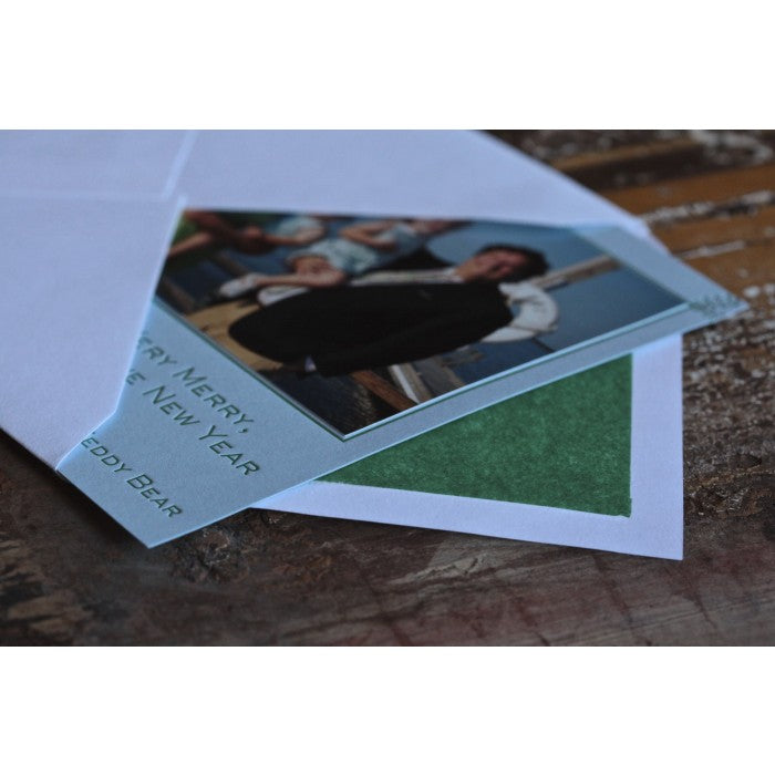 teddy bear holiday card