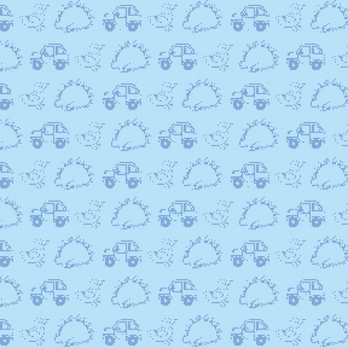 flat print baby announcement - tiny tootsies blue