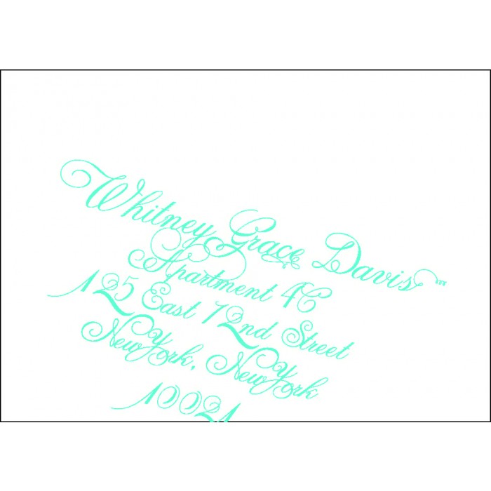 whitney & charles response card