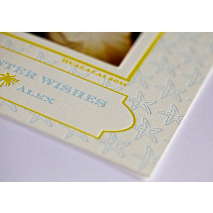 warm wishes note card