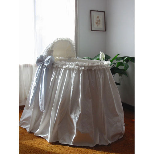 ruffles and bows bassinet (contact us for pricing)