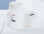 sailing away premium embroidered layette set by gordonsbury