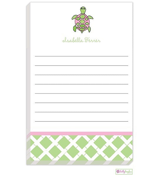 personalized - sea turtle notepad