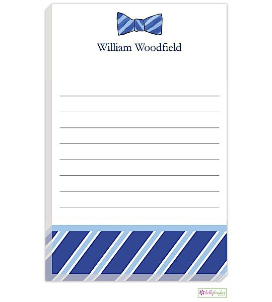 personalized - sir bowtie notepad